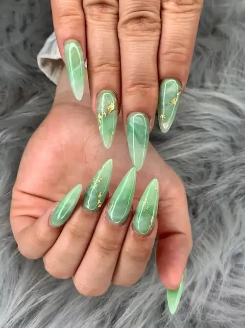 Mint Green Ombre Nail Designs