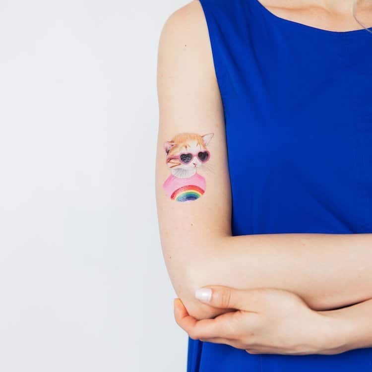 Temporary Cat Tattoos by Tattly