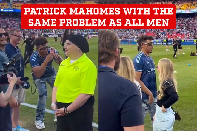 Patrick Mahomes, wife Brittany caught in video facing common challenge all  men know