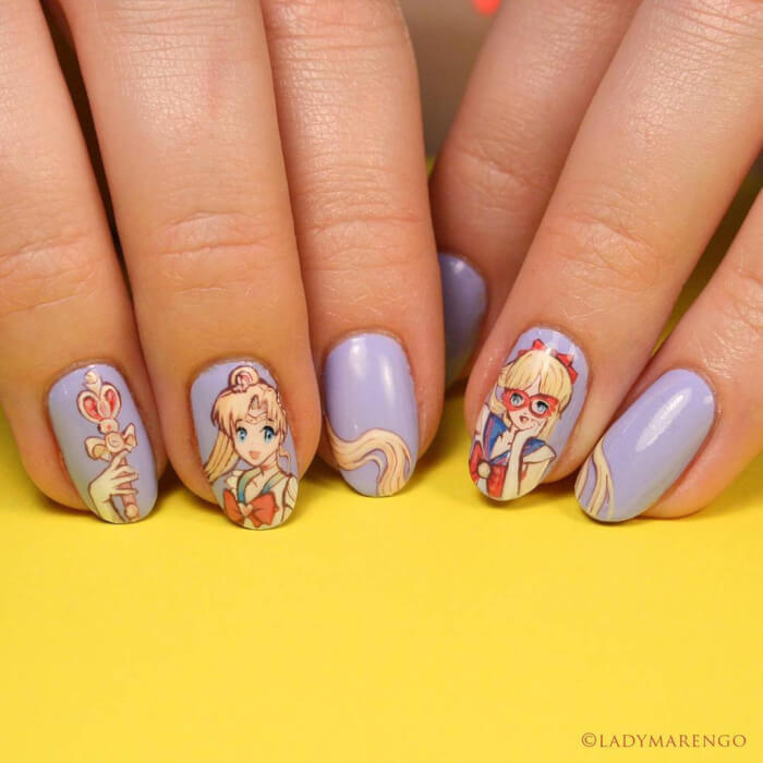 20+ Nail Designs That A Sailor Moon Fan Should Not Miss - 179