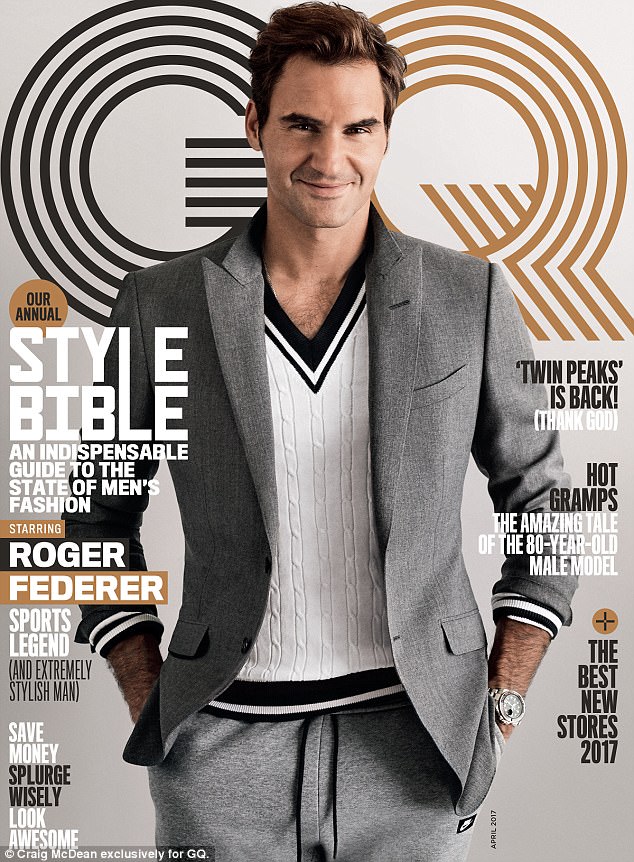 Phát sốt với vẻ lịch lãm của Roger Federer trên tạp chí GQ - Ảnh 2.