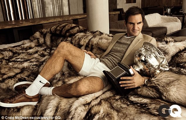 Phát sốt với vẻ lịch lãm của Roger Federer trên tạp chí GQ - Ảnh 4.