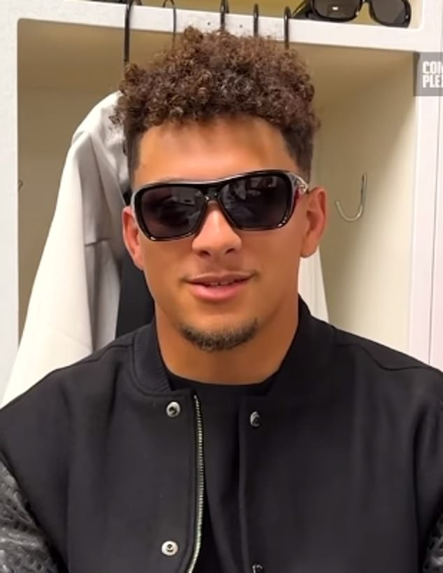 Mahomes read and answered questions about some of the mean things being said online