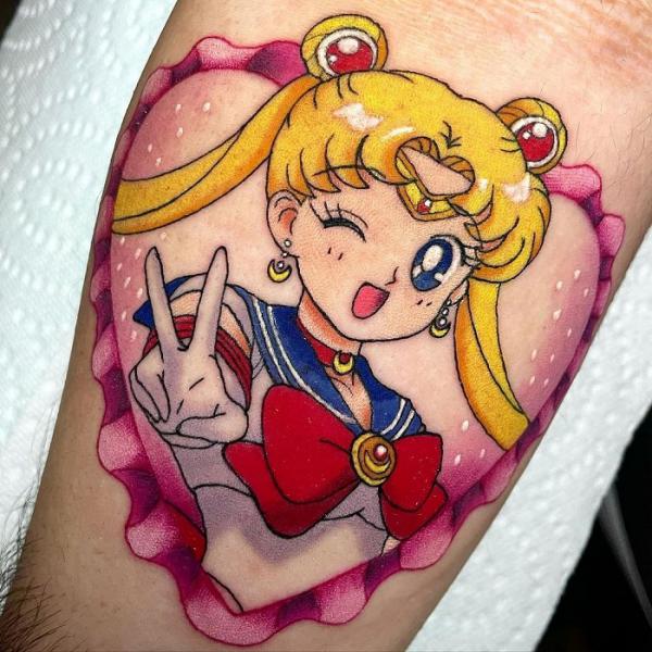 Cute Sailor Moon Tattoo