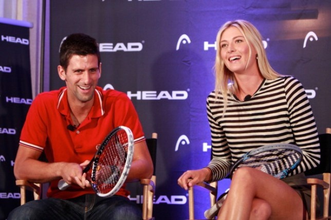 Sharapova ke ky niem ve Djokovic anh 1