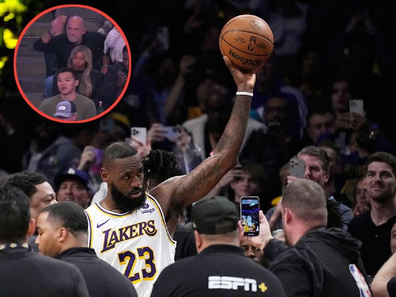 WATCH: “She wasn’t even paying attention” – Savannah James’ ‘casual’ reaction to husband LeBron James reaching 40,000 career points goes viral