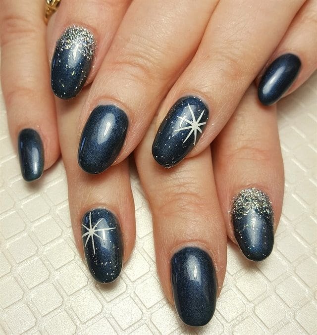 Starry Night nails