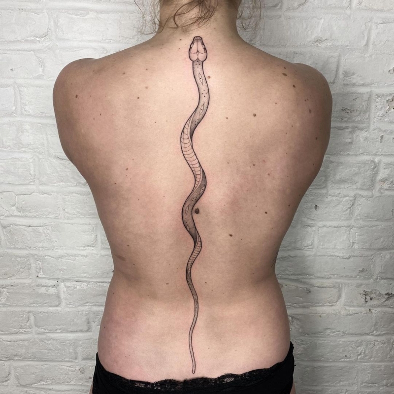 snake tattoo