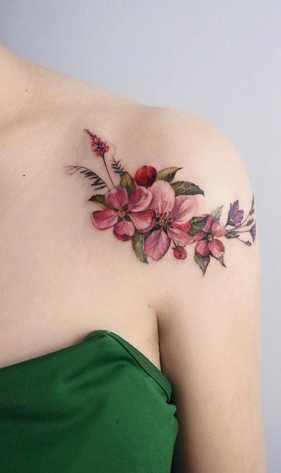 Tattoo, cool tattoo ideas, tattoo design, cat tattoo, flower tattoo, wrist tattoo, flor… | Floral watercolor tattoo, Beautiful flower tattoos, Tattoos for daughters