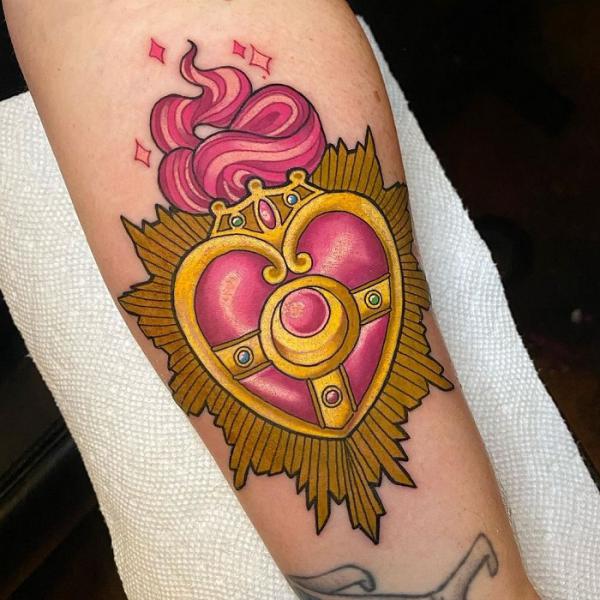 sailor moon sacred heart tattoo