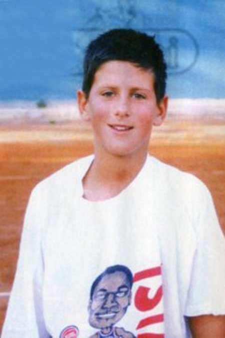Novak Djokovic năm 12 tuổi