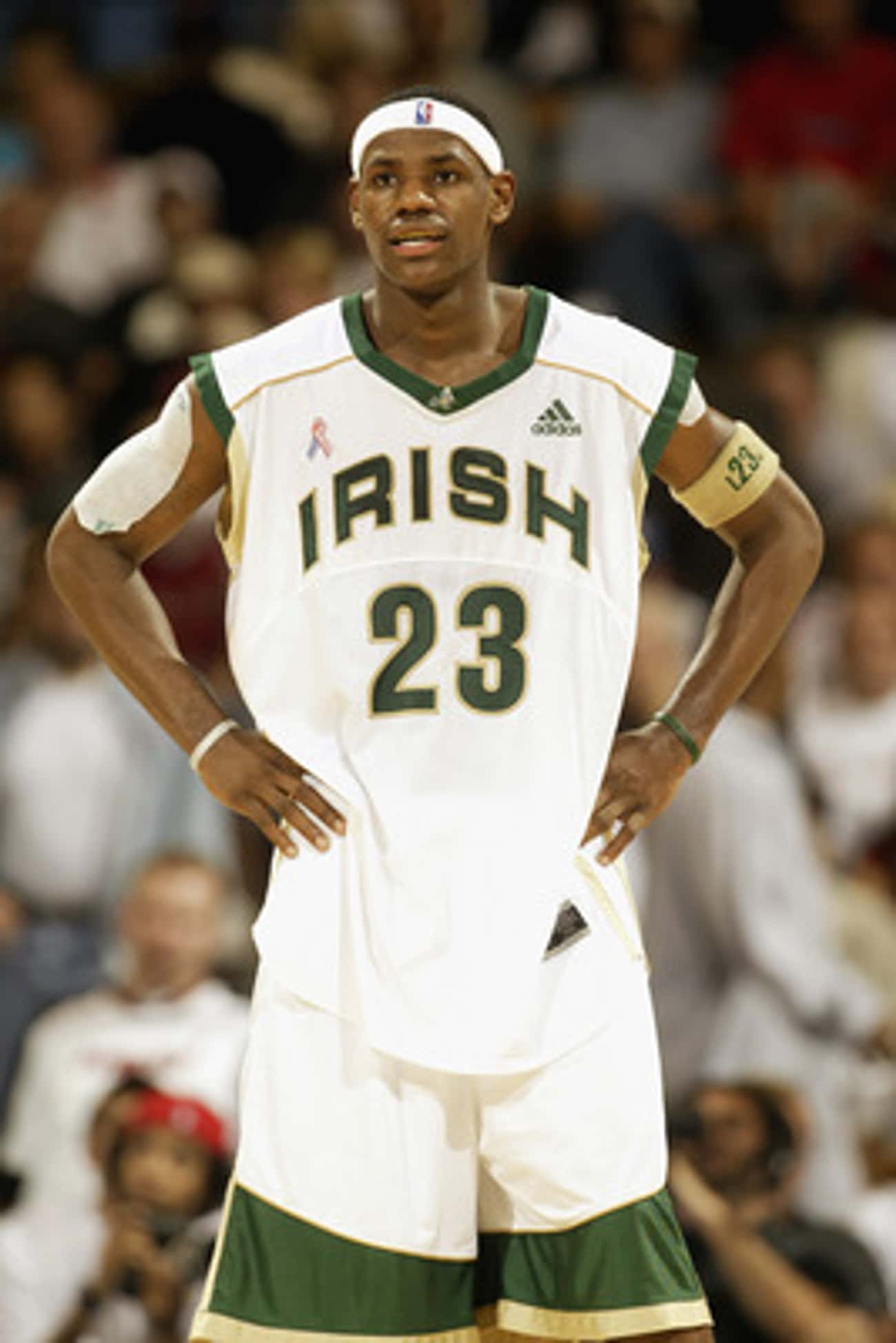 Young LeBron James as High School Senior