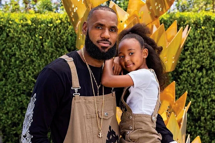 LeBron James has an adorable lunch date with his daughter: "She's crazy!" |  Marca