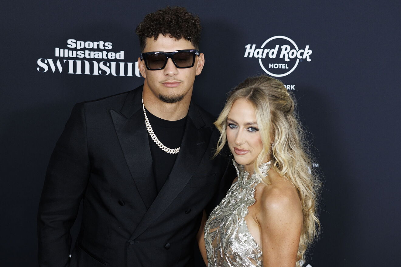 Patrick and Brittany Mahomes.