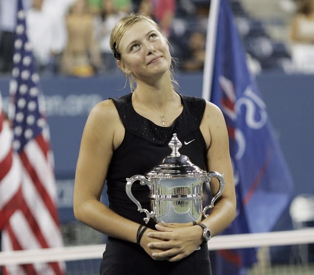 Sharapova secured her second grand slam title at the 2006 US Open