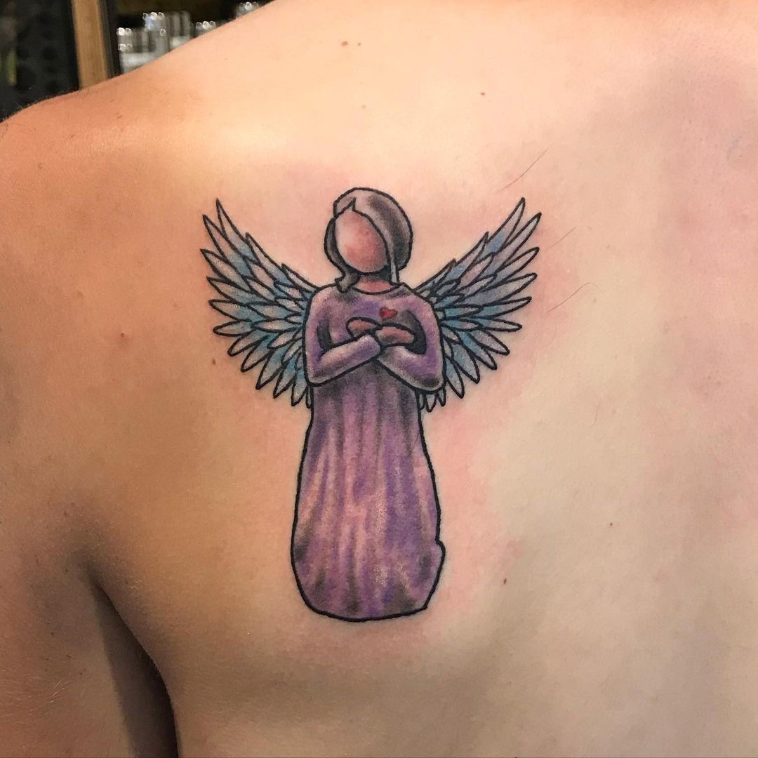 Back Tattoo Angel Wings