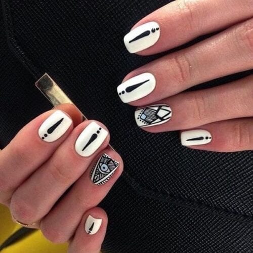 60 Beautiful White Nail Art Designs and Ideas to Try Now