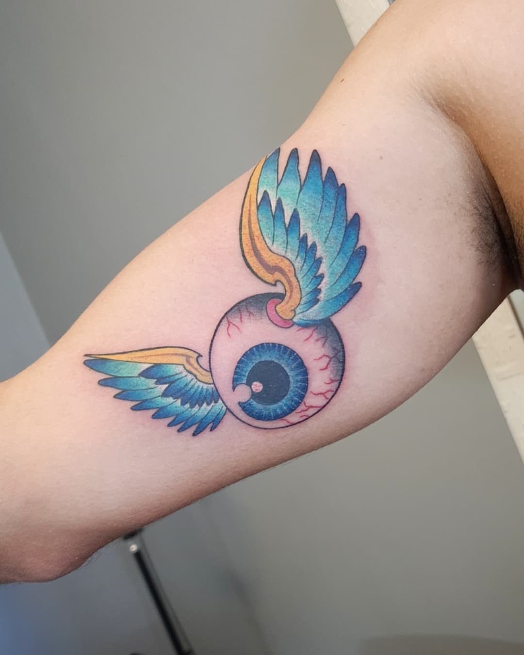 Retro & Unique Wing Tattoos