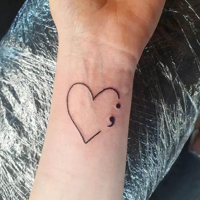 Semicolon Tattoo 4