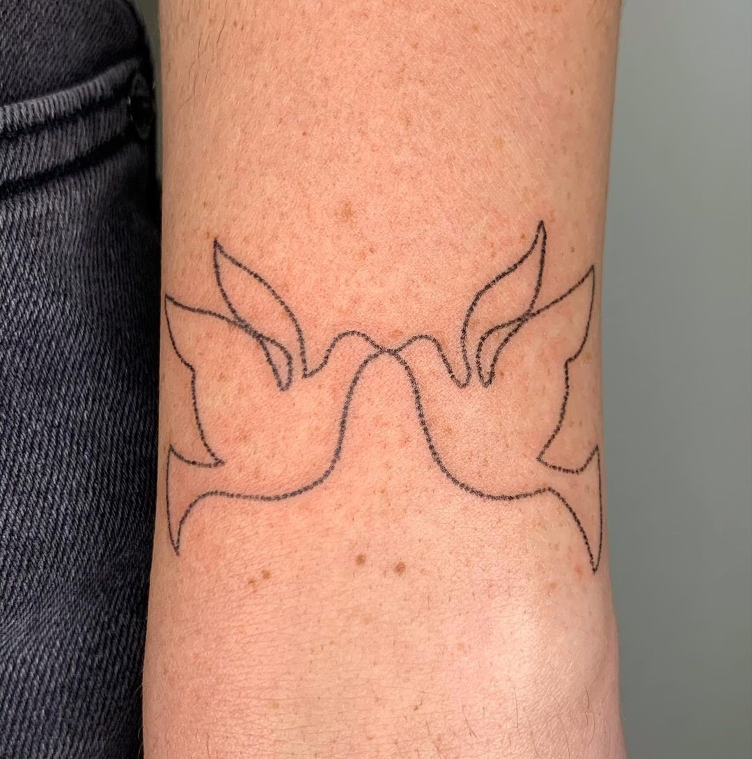 Two Doves Tattoo