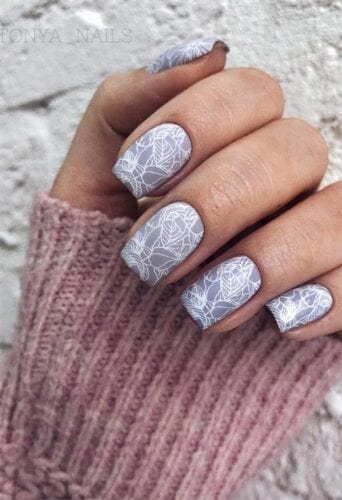 60 Beautiful White Nail Art Designs and Ideas to Try Now