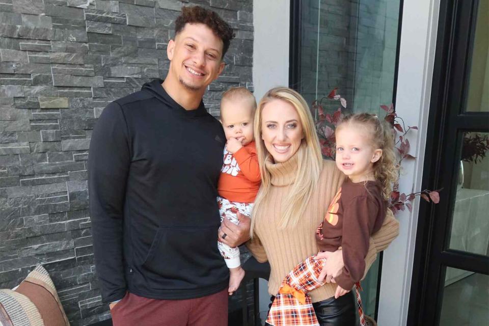 <p>Brittany Mahomes/Instagram</p> Patrick and Brittany Mahomes and their two kids