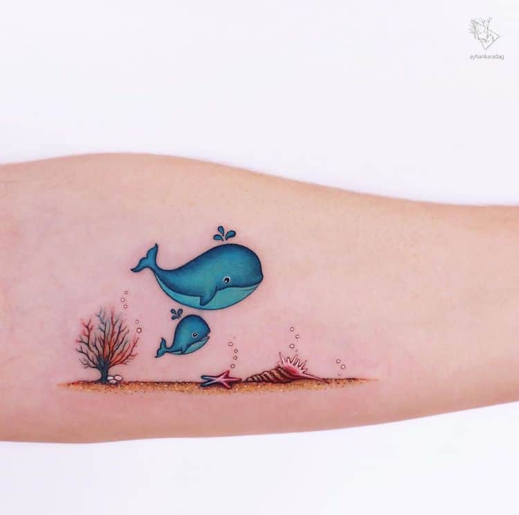 Cute Tattoos by Ayhan Karadag