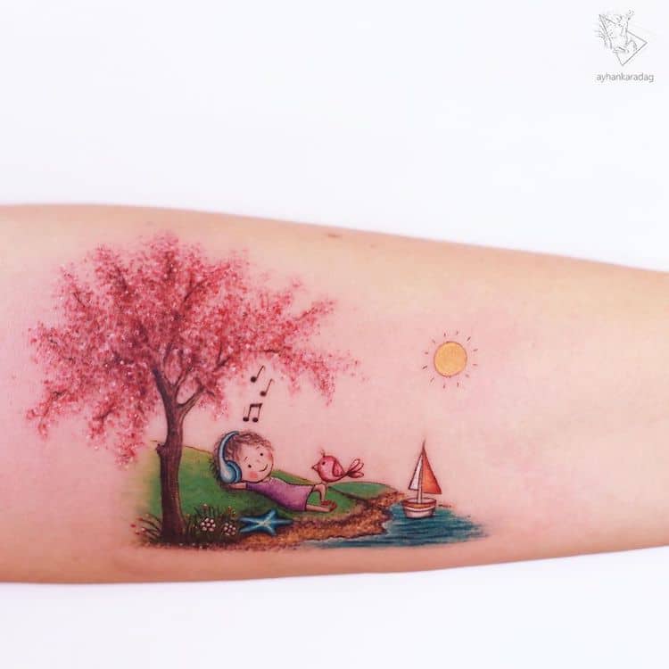 Cute Tattoos by Ayhan Karadag