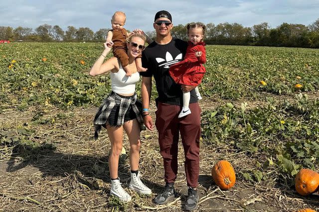 <p>Brittany Mahomes/Instagram</p> Brittany and Patrick Mahomes with son Patrick "Bronze" Lavon Mahomes III and daughter Sterling Skye