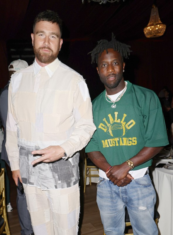 Travis Kelce and Nigel Sylvester