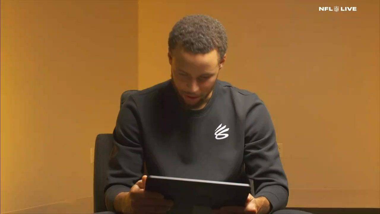 NBA star Steph Curry was in shock after watching Patrick Mahomes' high school basketball highlights