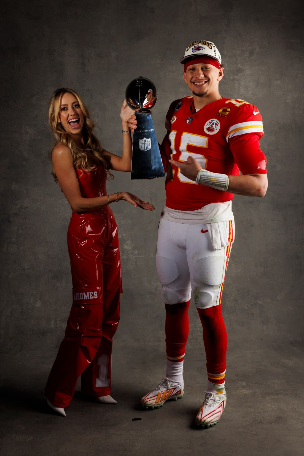 Patrick Mahomes and Brittany Mahomes