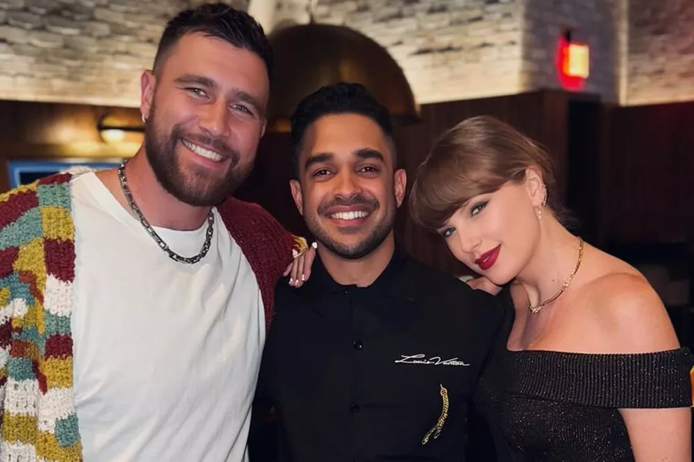 Taylor Swift and Travis Kelce