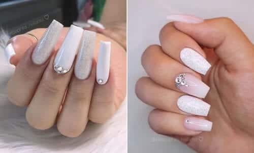 60 Beautiful White Nail Art Designs and Ideas to Try Now