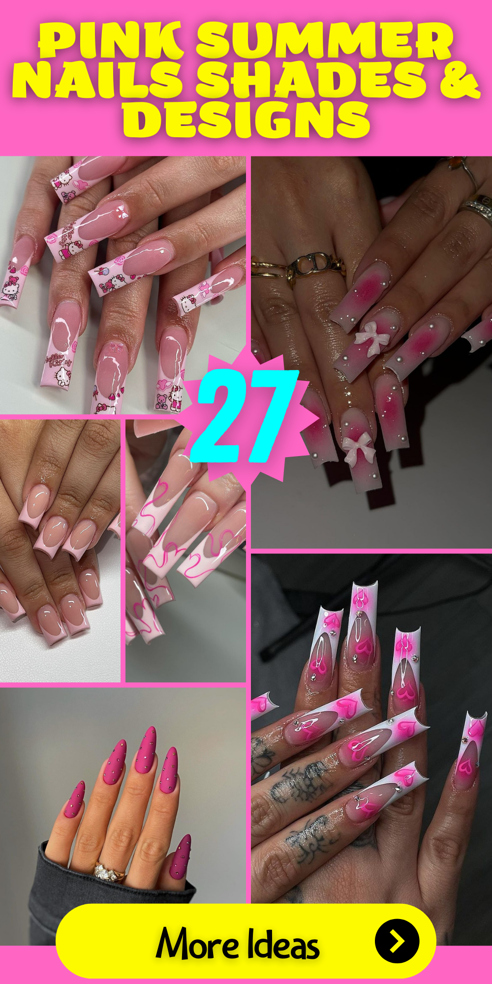 Pretty in Pink: Summer Nails Shades & Designs to Beat the Heat