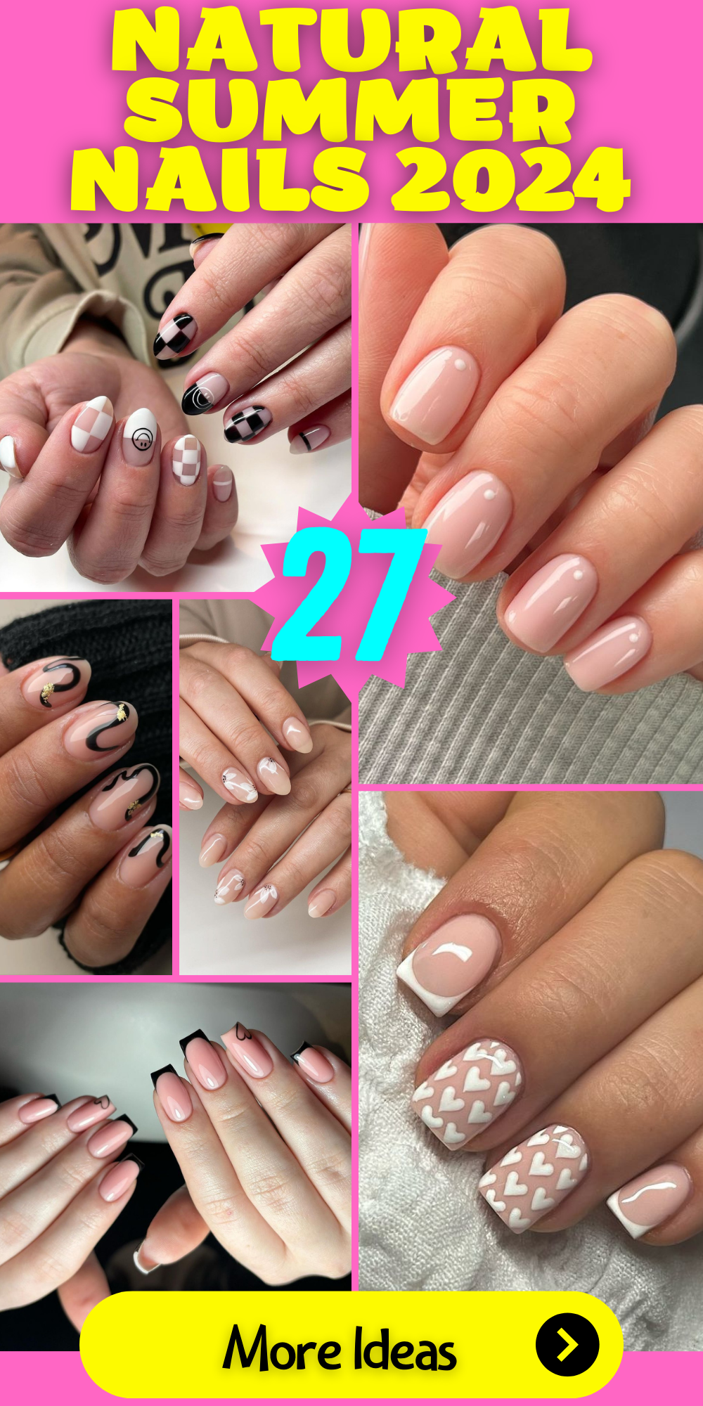 Sunny Chic: Embrace Effortless Elegance with Natural Summer Nails 2024