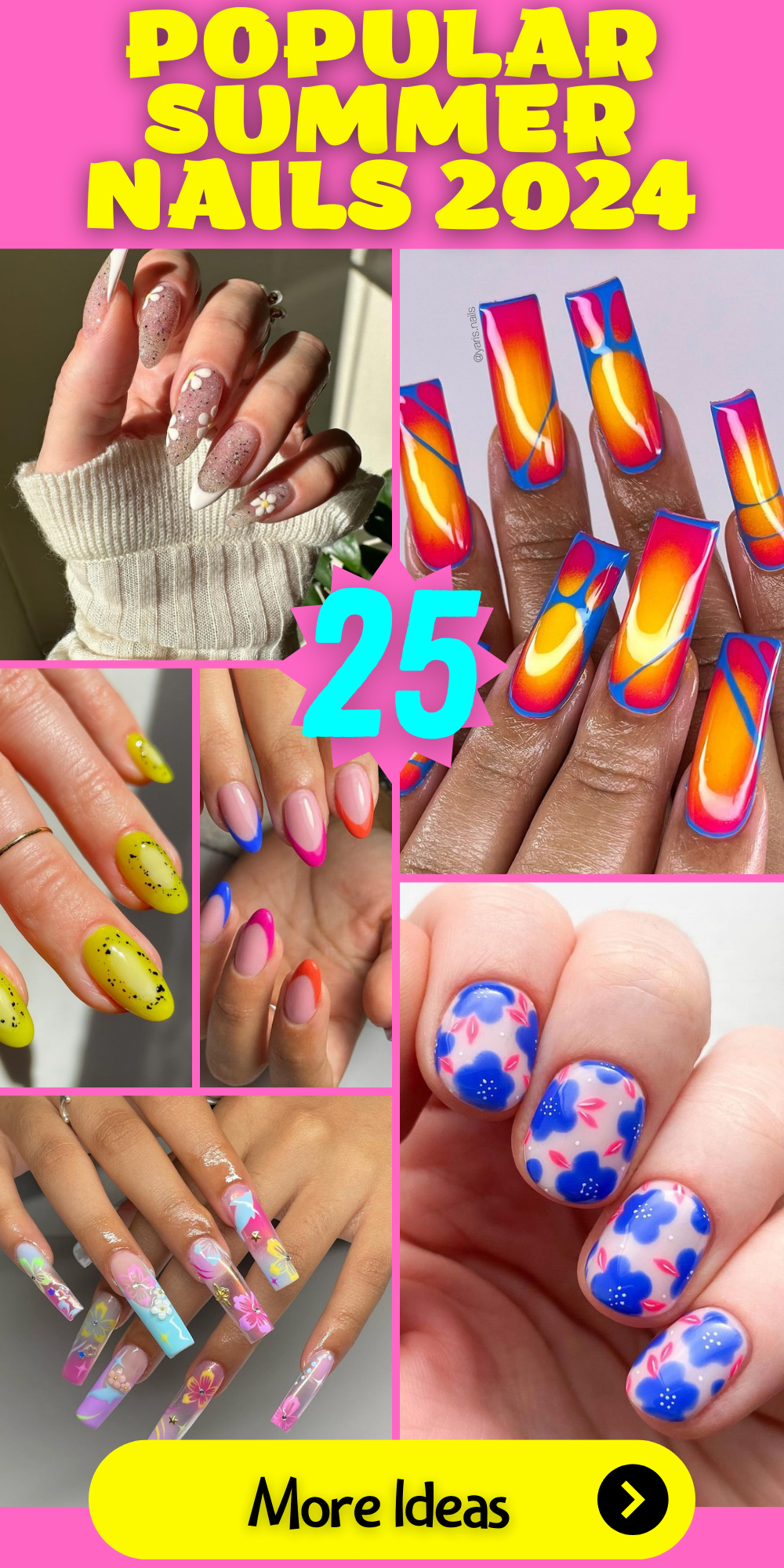 Trending Tints: Explore the Most Popular Summer Nail Styles of 2024