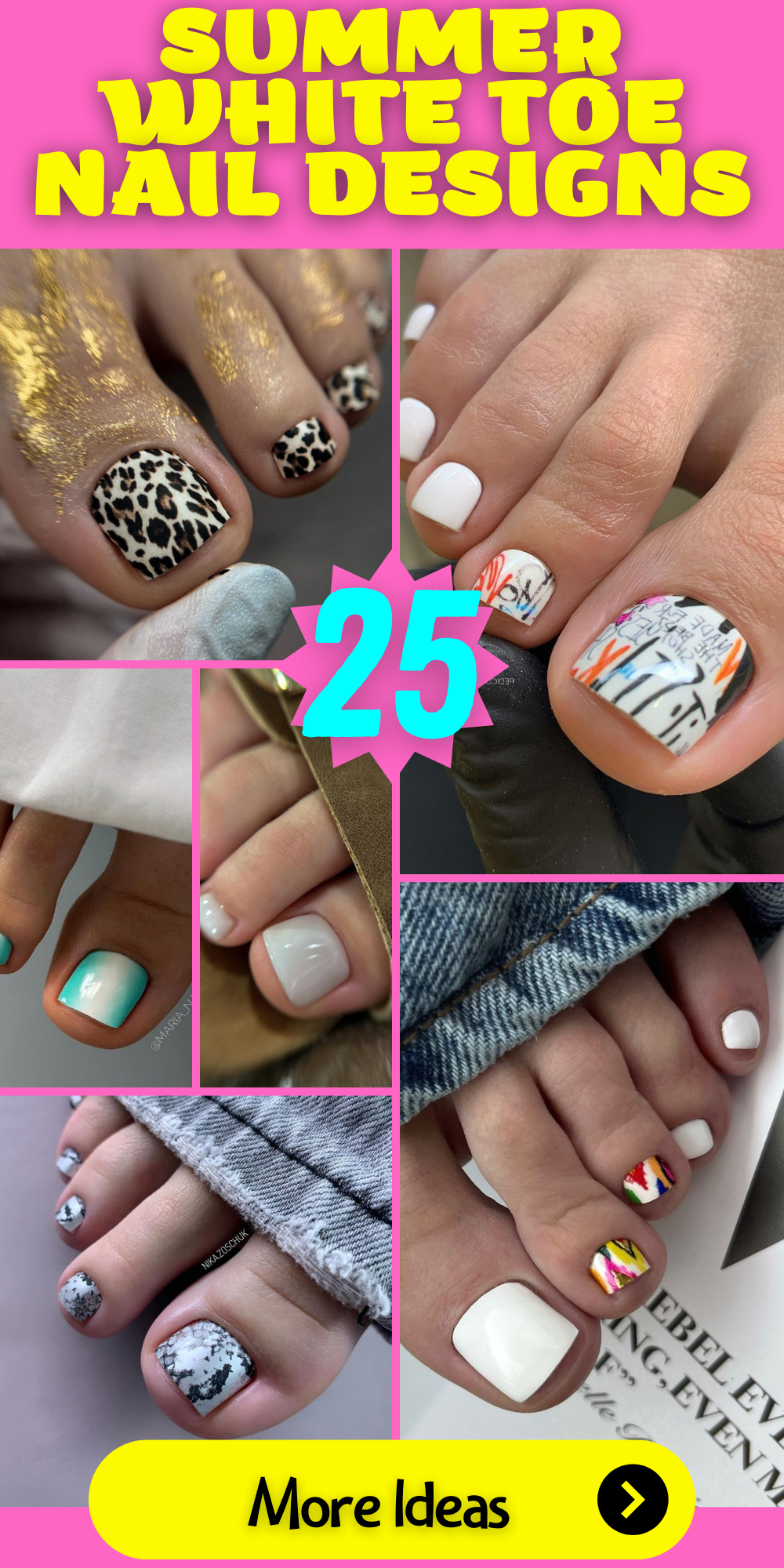 25 Fresh and Chic Summer White Toe Nail Designs for Every Occasion