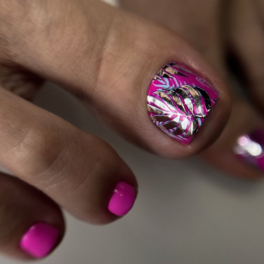 27 Hot Pink Toe Nail Designs to Rock This Summer: Get Inspired!