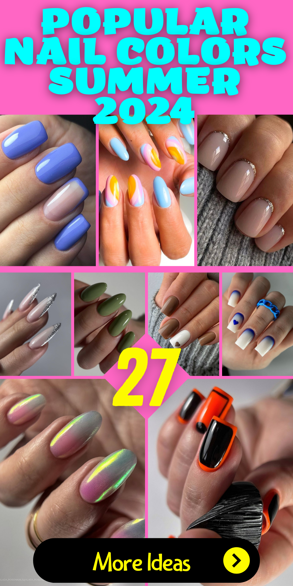 Summer Vibes: The Must-Have Nail Colors of 2024