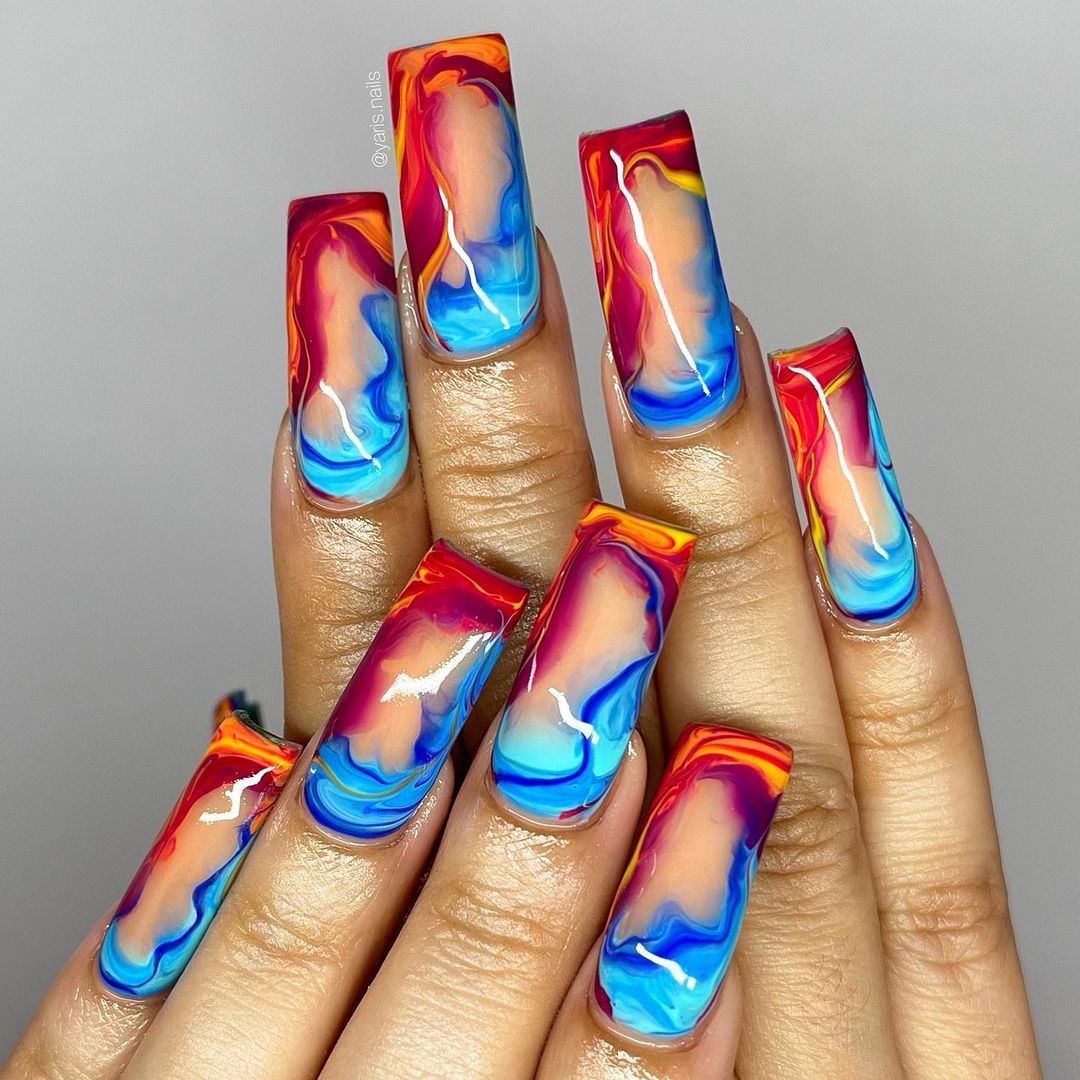 Square Summer Nail Inspo: Trendy Colors & Designs to Try