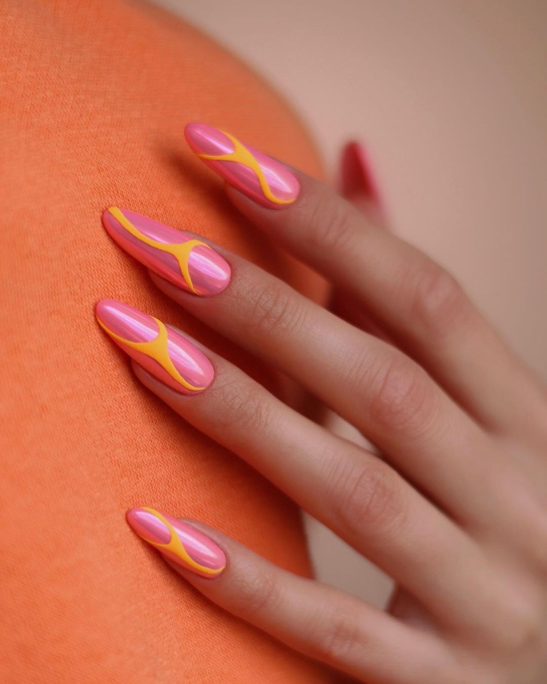 Glowing Glamour: 25 Neon Coral Nails Ideas to Brighten Your Look