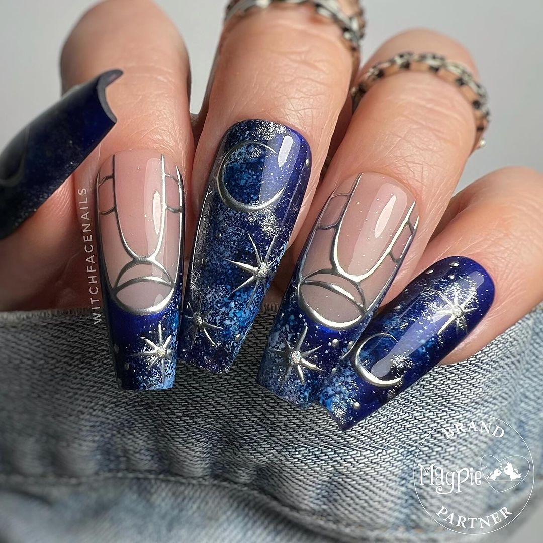 27 Stunning Blue and Silver Nails Ideas for Your Next Manicure