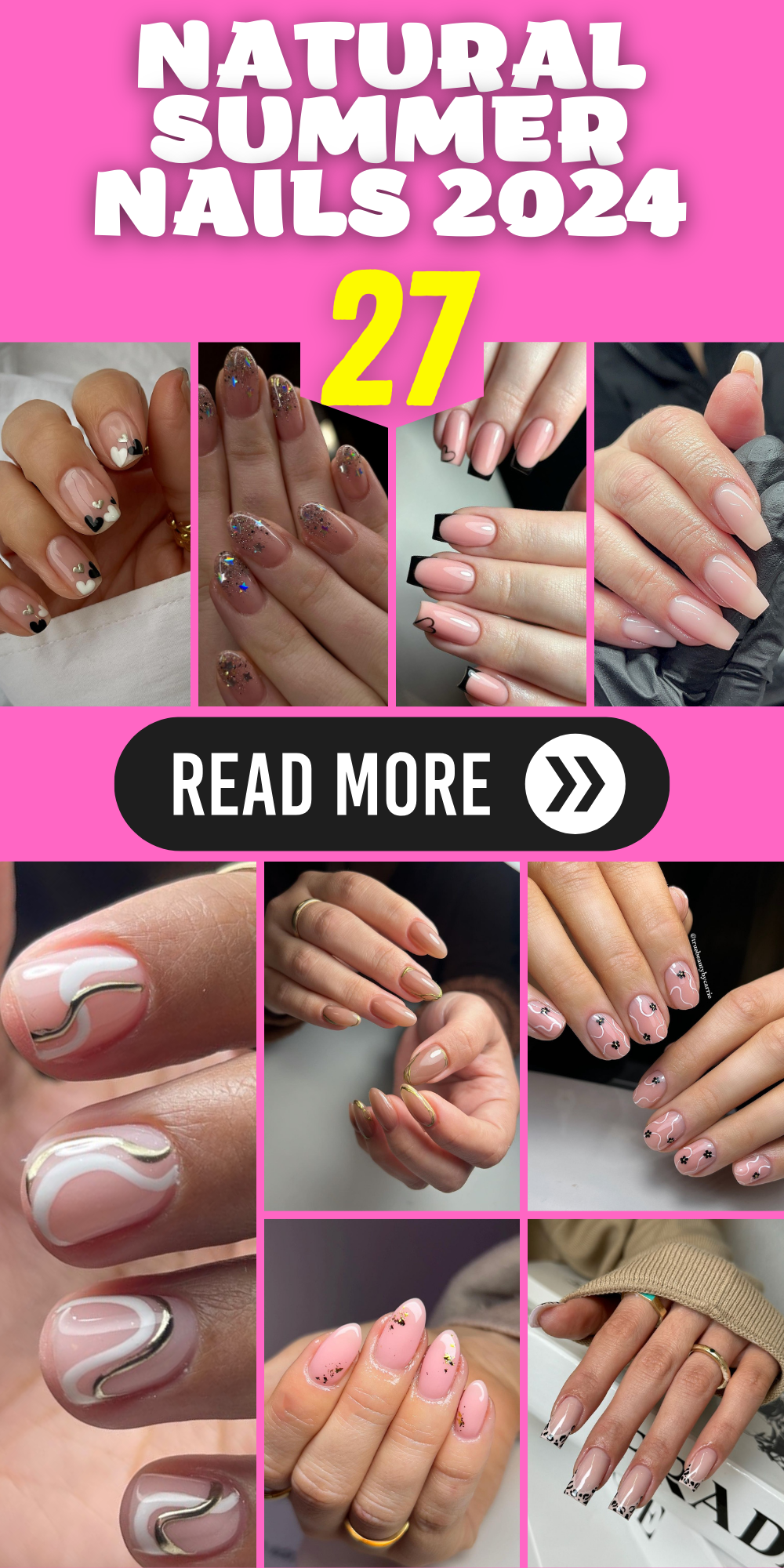 Sunny Chic: Embrace Effortless Elegance with Natural Summer Nails 2024