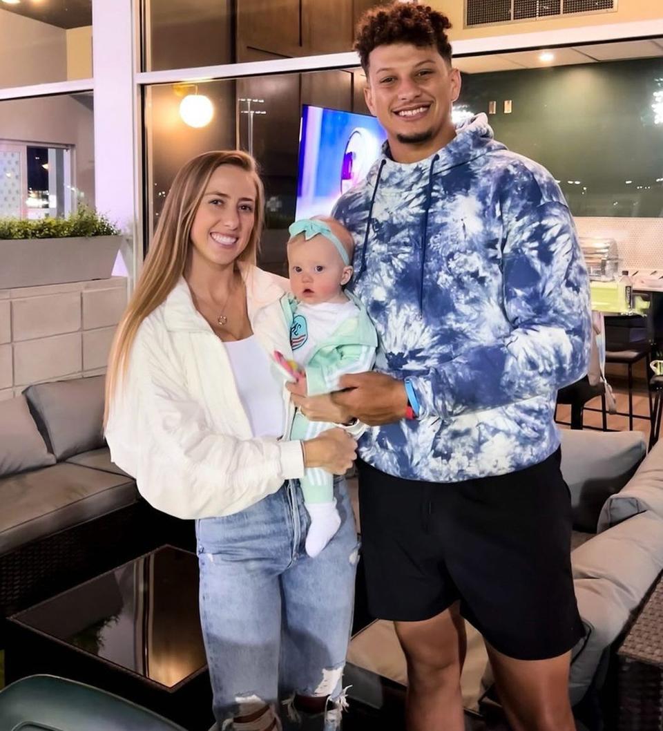 Brittany Matthews, Sterling Skye, Patrick Mahomes