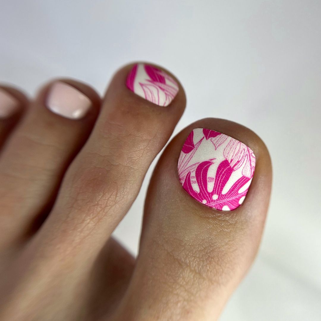 27 Hot Pink Toe Nail Designs to Rock This Summer: Get Inspired!