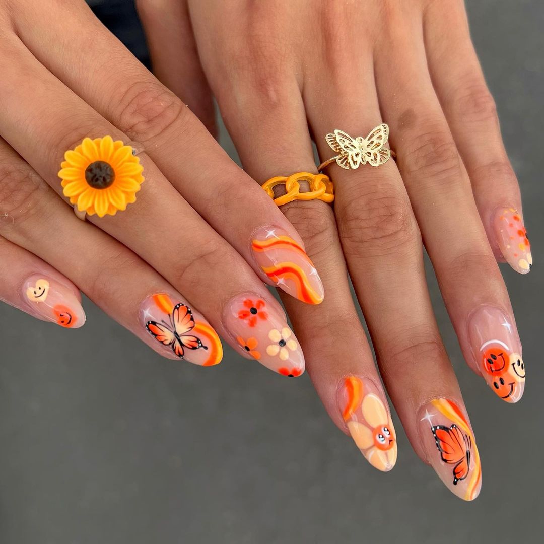 27 Vibrant Summer Orange Nail Designs to Brighten Your Look