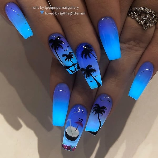 Elevate Your Style: Trendsetting Summer Coffin Nails of 2024