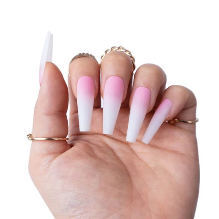 Pink And White Nail Art Ideas