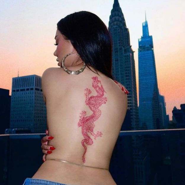 Back Tattoos For Women Dragon